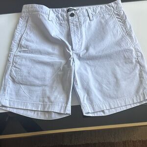 Men's White Casual Shorts